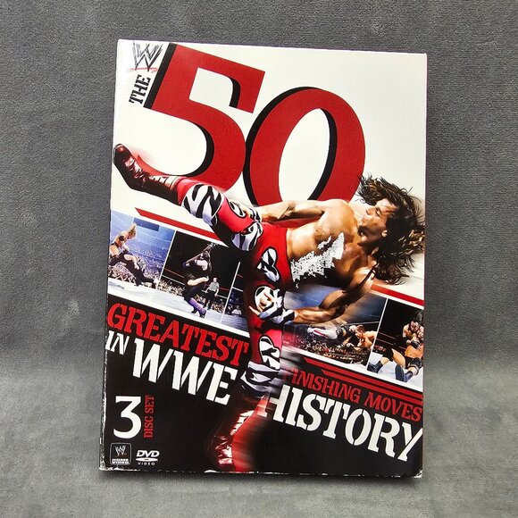 WWE: The 50 Greatest Finishing Moves in WWE History (DVD, 2012, 3-Disc Set B2-17 - Picture 1 of 3